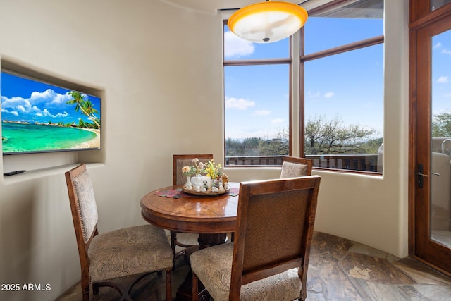 view of dining space