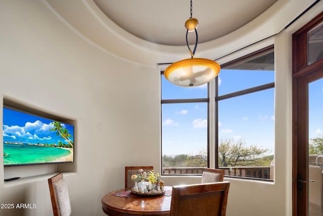 view of dining area