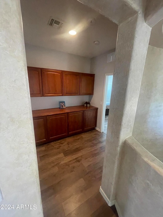 kitchen featuring light wood-type flooring