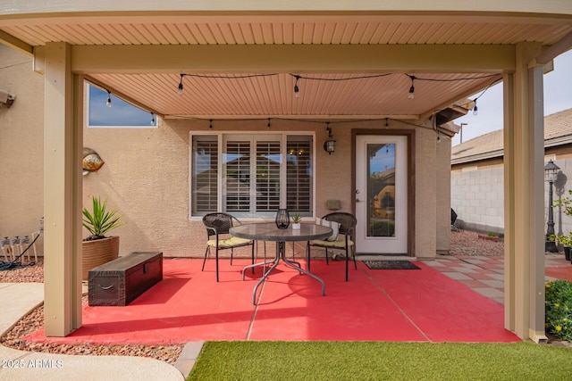 view of patio / terrace with outdoor dining space