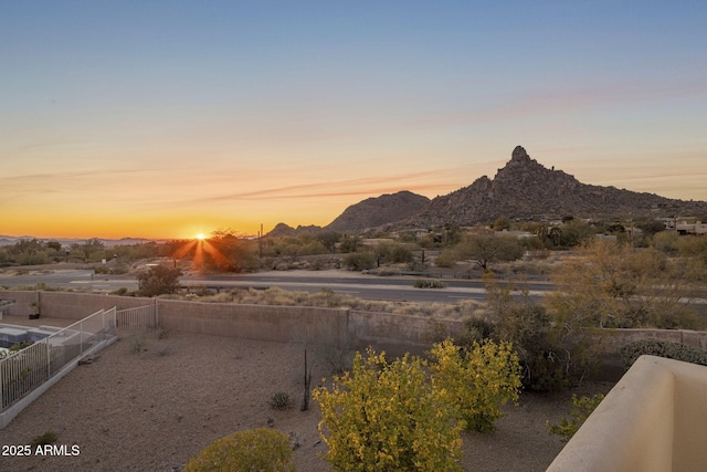 property view of mountains