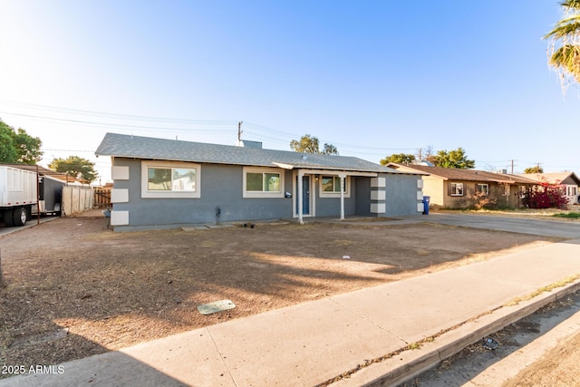 view of ranch-style house