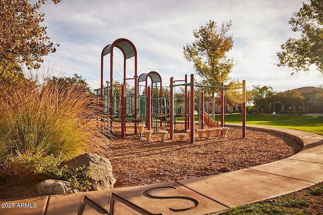 view of community playground