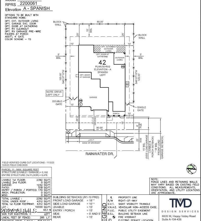 view of layout