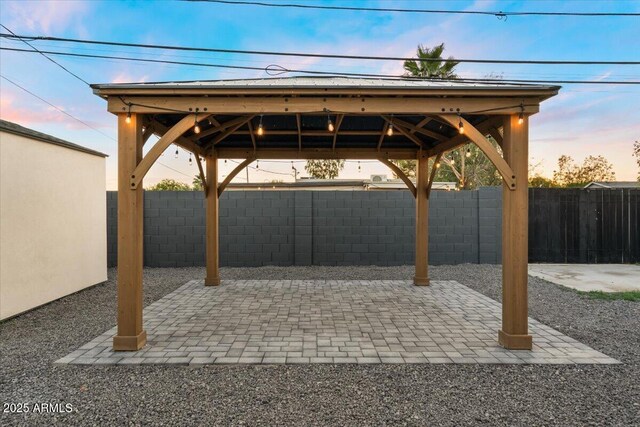 4400 N 20th St, Phoenix, AZ 85016 - fenced backyard with a gazebo and a patio