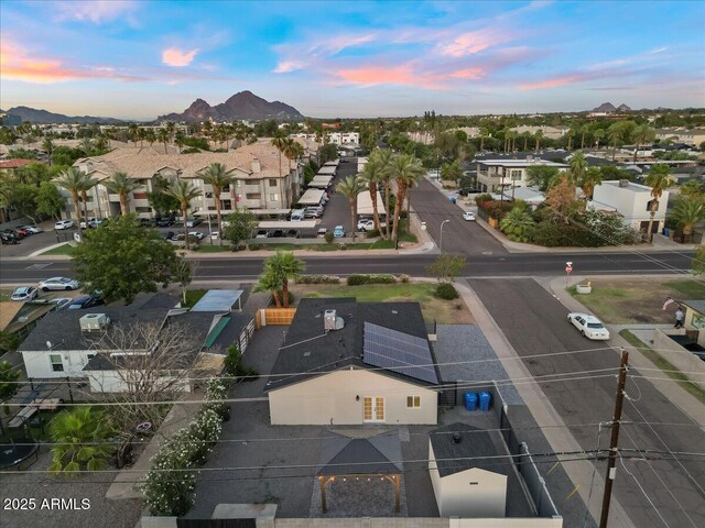 4400 N 20th St, Phoenix, AZ 85016 - aerial perspective of suburban area featuring mountains