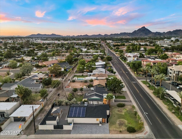 4400 N 20th St, Phoenix, AZ 85016 - aerial view at dusk of a mountain view and a residential view