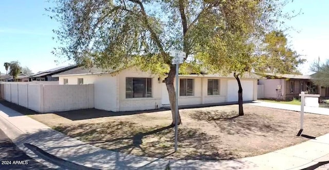 view of ranch-style house