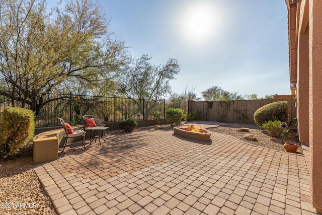 view of patio