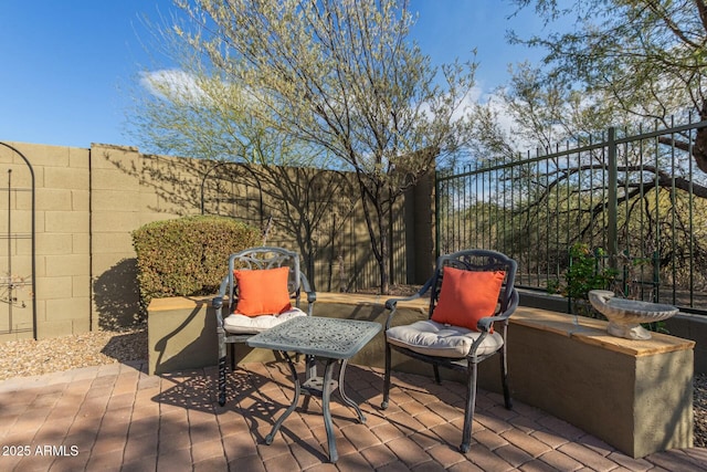 view of patio