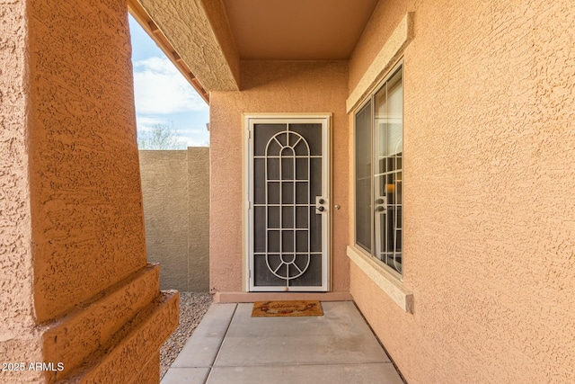 view of entrance to property