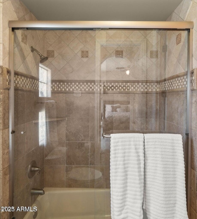 28309 N 156th Way, Scottsdale, AZ 85262 - bathroom featuring bath / shower combo with glass door