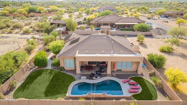28309 N 156th Way, Scottsdale, AZ 85262 - aerial view of property and surrounding area with a pool