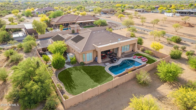 28309 N 156th Way, Scottsdale, AZ 85262 - aerial view of property and surrounding area with a pool