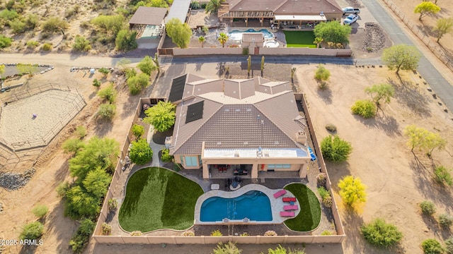 28309 N 156th Way, Scottsdale, AZ 85262 - aerial view of property and surrounding area featuring a pool