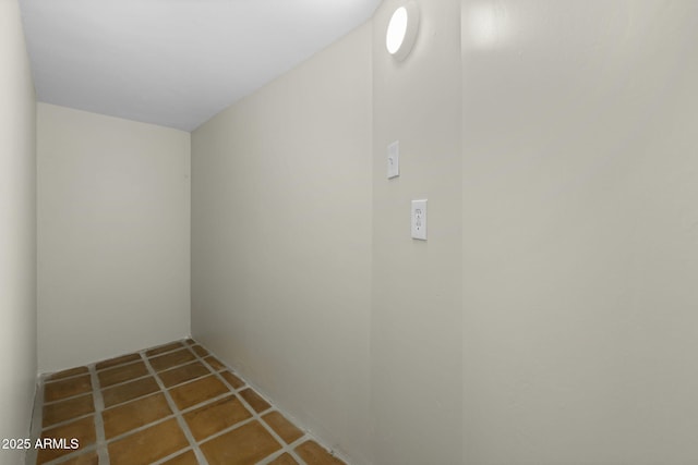 view of spare room