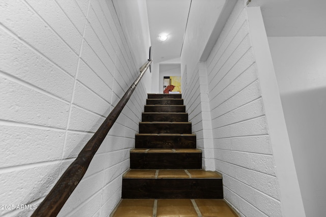 view of stairs