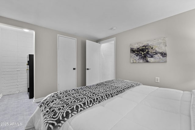 bedroom featuring carpet floors