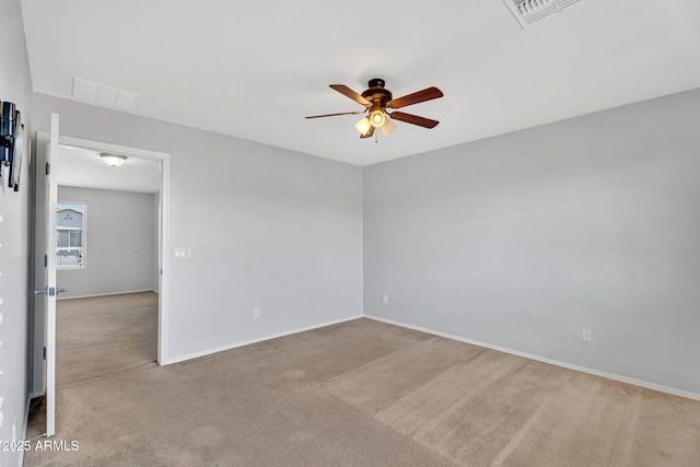 8071 W Georgetown Way, Florence, AZ 85132 - empty room with ceiling fan, carpet flooring, and baseboards