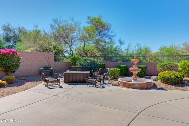 view of patio