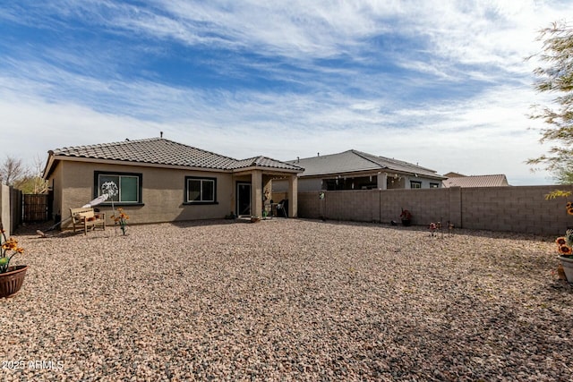 view of rear view of house