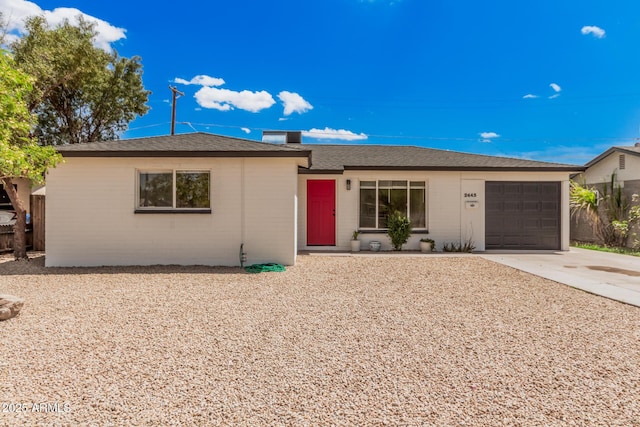2443 N 37th Way, Phoenix, AZ 85008 - ranch-style home with an attached garage and concrete driveway