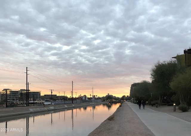 property view of water