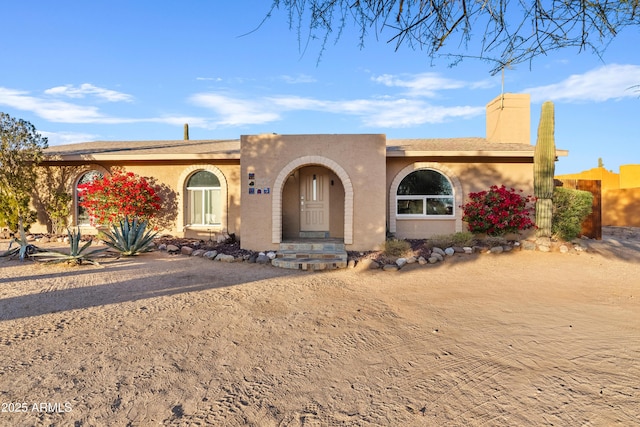 view of front of home