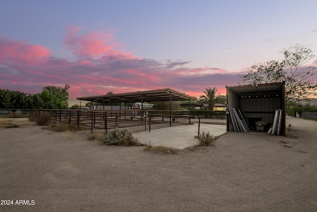 surrounding community featuring an outdoor structure