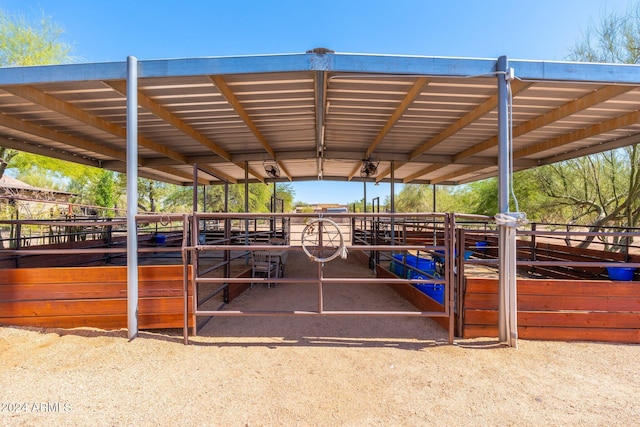 view of stable