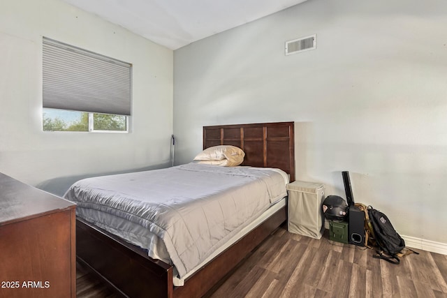 36641 N Railway St, San Tan Valley, AZ 85140 - bedroom with visible vents, baseboards, and wood finished floors
