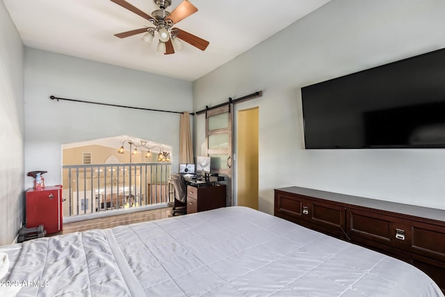 36641 N Railway St, San Tan Valley, AZ 85140 - bedroom with a ceiling fan