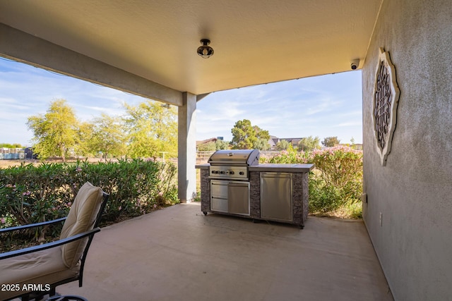 36641 N Railway St, San Tan Valley, AZ 85140 - view of patio with a grill and area for grilling