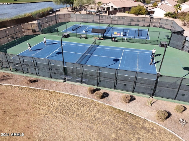 view of sport court