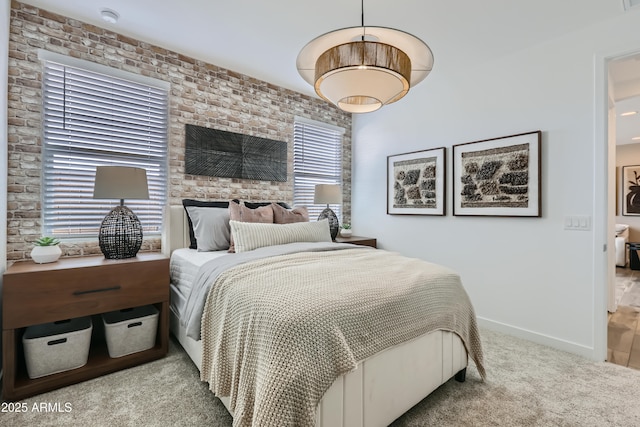 3129 S 155th Ln, Goodyear, AZ 85338 - carpeted bedroom with brick wall