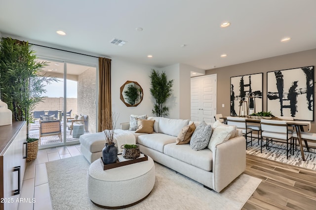 3129 S 155th Ln, Goodyear, AZ 85338 - living area with recessed lighting and wood finished floors