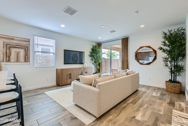 3129 S 155th Ln, Goodyear, AZ 85338 - living area with light wood-type flooring and recessed lighting