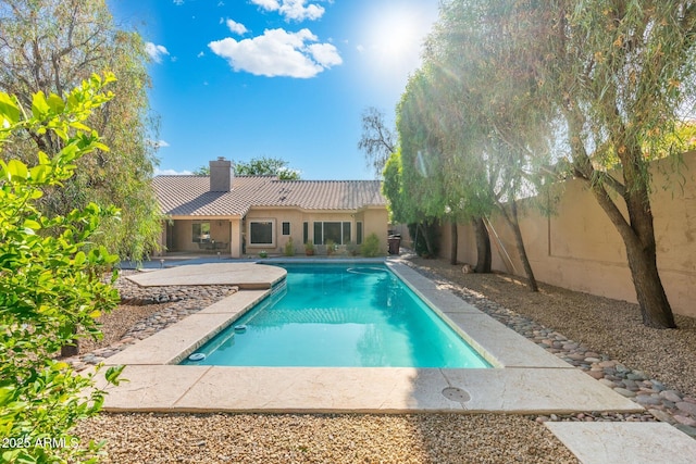 19275 N 88th Way, Scottsdale, AZ 85255 - view of pool featuring a patio and a fenced backyard