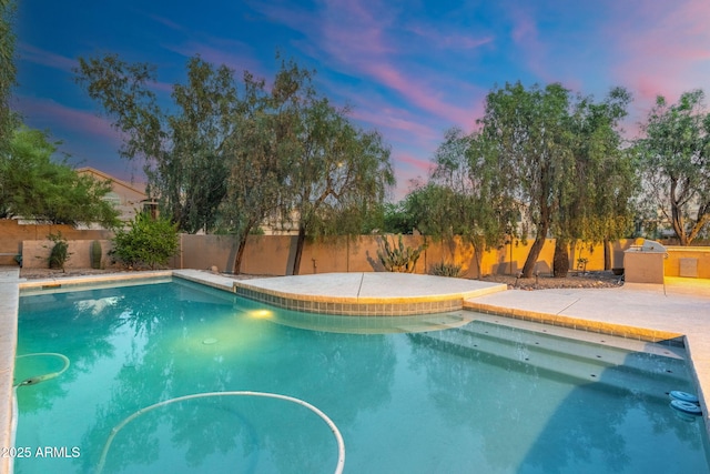 19275 N 88th Way, Scottsdale, AZ 85255 - view of swimming pool with a fenced backyard and a patio