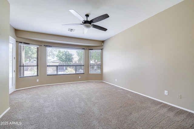 1470 W Bartlett Way, Chandler, AZ 85248 - unfurnished room featuring carpet floors, healthy amount of natural light, and ceiling fan