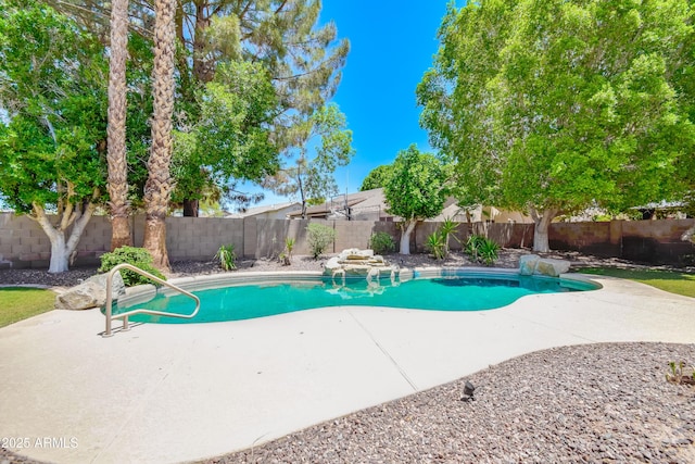 1470 W Bartlett Way, Chandler, AZ 85248 - view of swimming pool with a fenced backyard and a patio