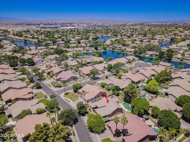 1470 W Bartlett Way, Chandler, AZ 85248 - aerial perspective of suburban area with a nearby body of water