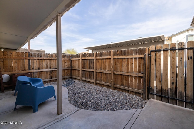 view of patio / terrace with fence