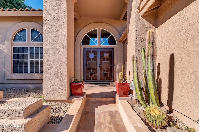 view of entrance to property