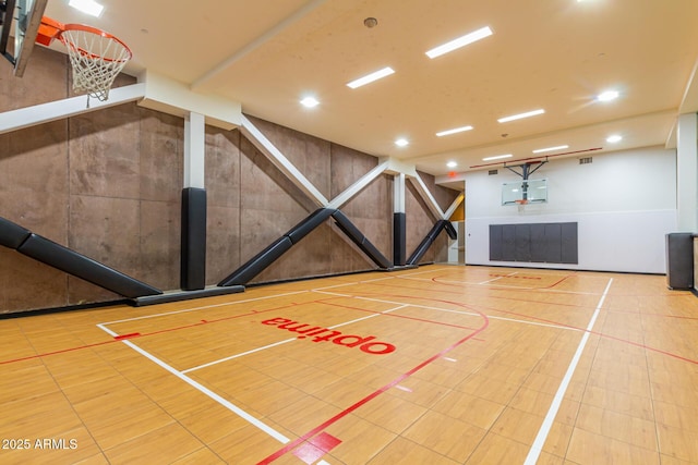 view of sport court featuring community basketball court
