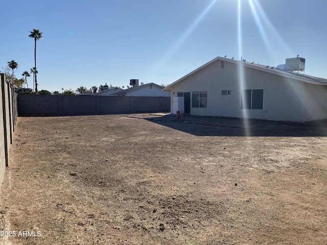 view of yard with central AC