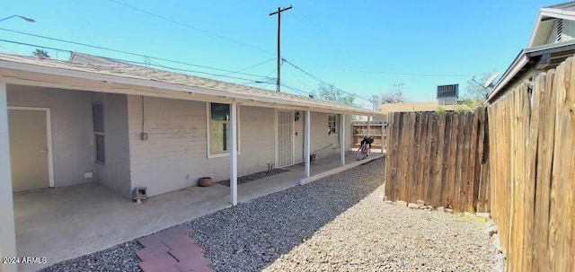 view of home's exterior