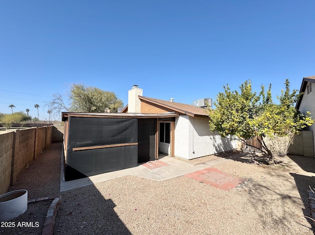 view of rear view of property