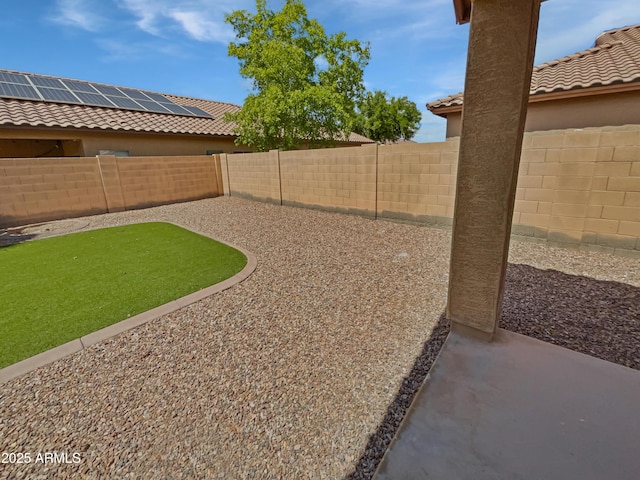 8616 S 57th Dr, Laveen, AZ 85339 - view of yard with a fenced backyard and a patio area
