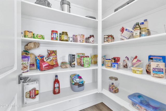 view of pantry